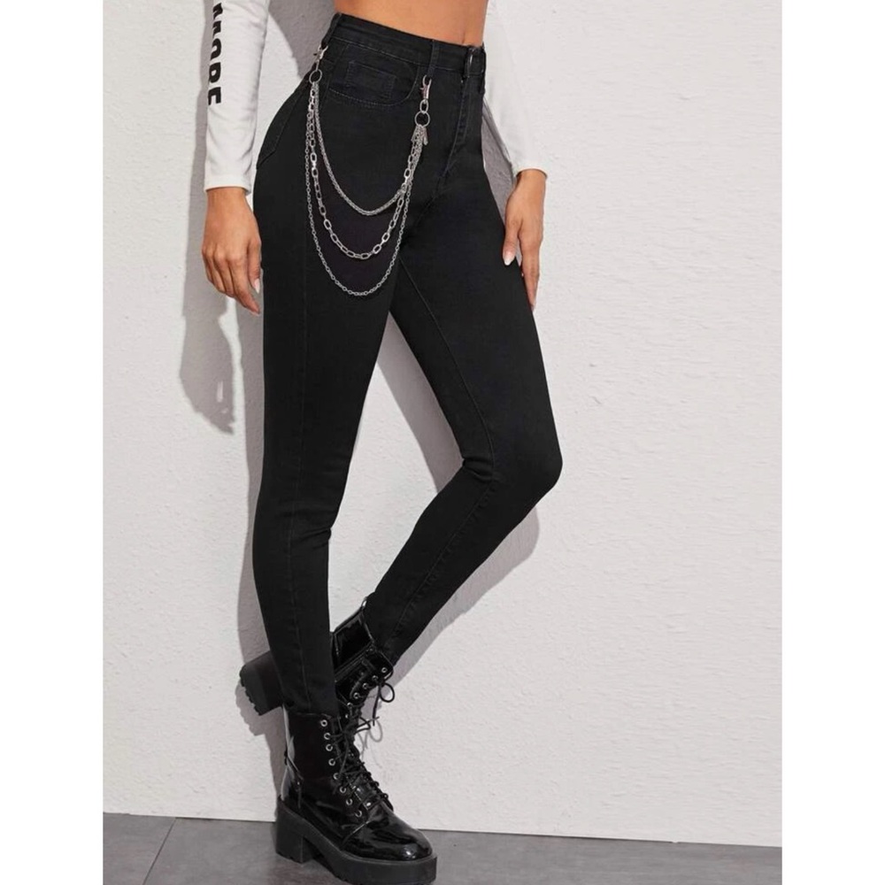 High stretch skinny jeans